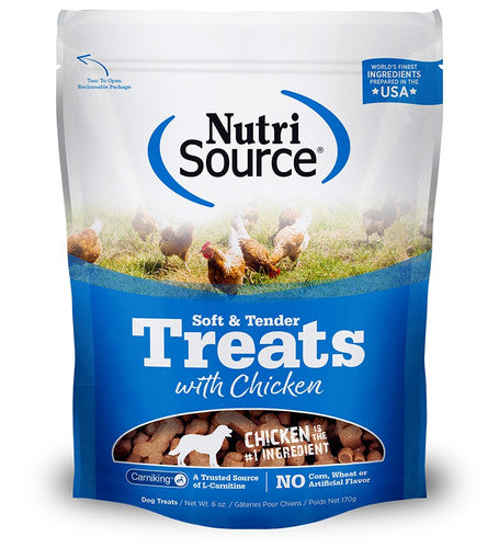 NutriSource Premios suaves de pollo / Soft and Tender Treats with Chicken