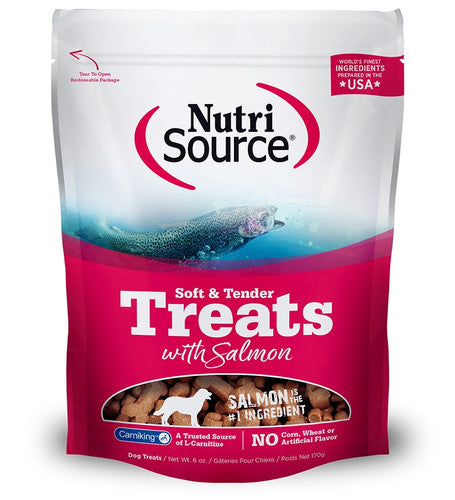 NutriSource Premios suaves de salmón / Soft and Tender Treats with Salmon