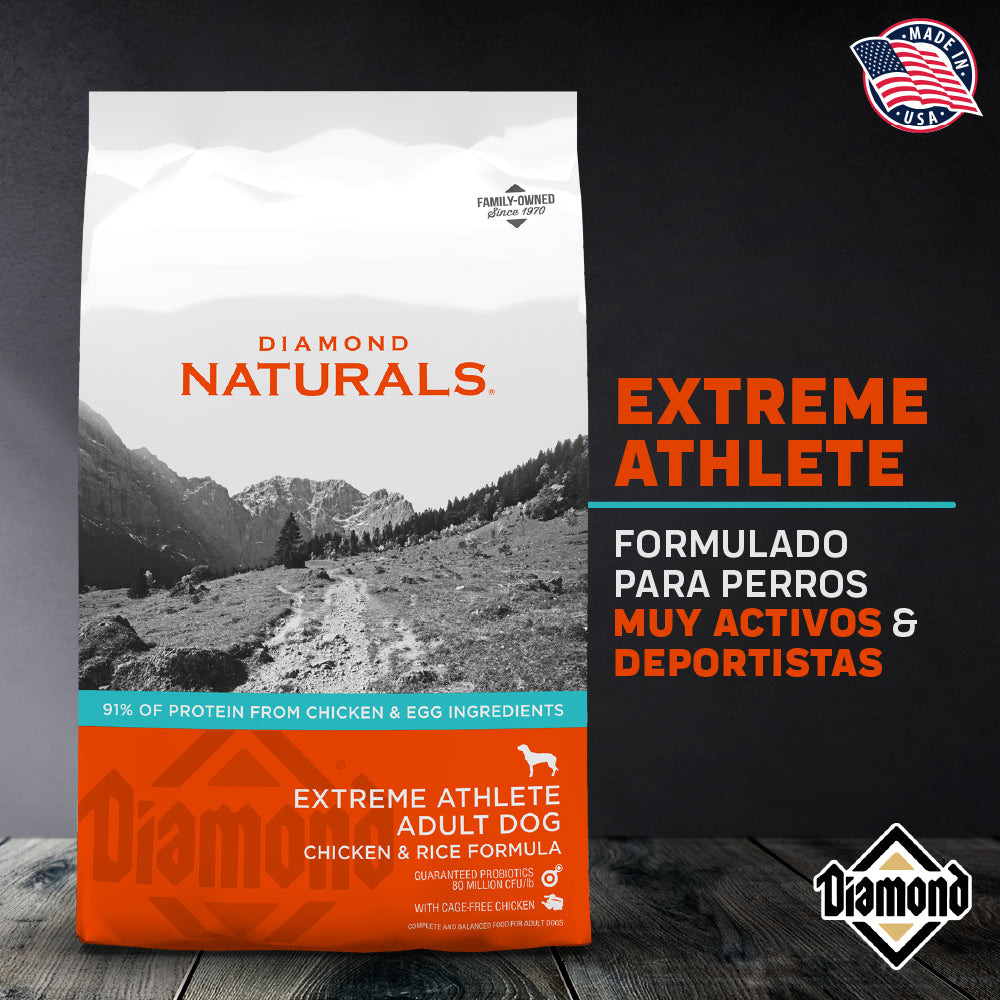 Diamond Naturals Extreme Athlete Adult Dog Perro Atleta o Deportista