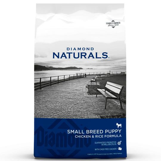 Diamond Naturals Small and Medium Breed Puppy / Pollo y Arroz para Cachorros de Razas Pequeñas y Medianas