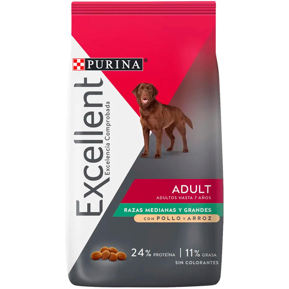 Excellent Adulto Pollo y Arroz Razas Medianas y Grandes – Black Dog Shop